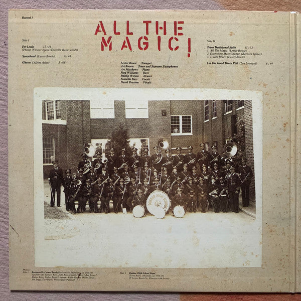 Lester Bowie : All The Magic! (2xLP, Album)
