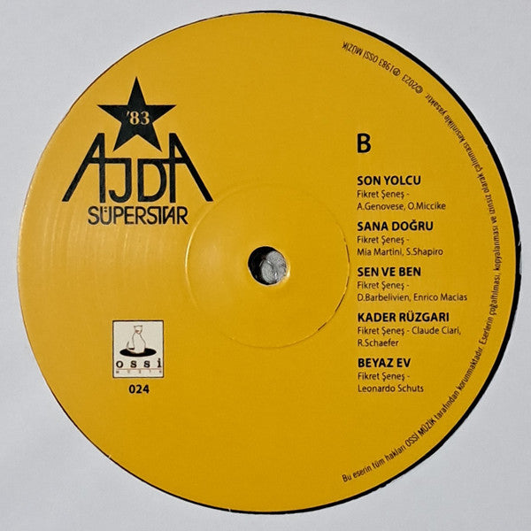 Ajda Pekkan : Süperstar '83 (LP, Album, RE, RM)