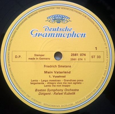 Bedřich Smetana, Boston Symphony Orchestra, Rafael Kubelik : Má Vlast (Box + 2xLP)
