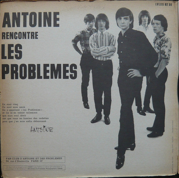 Antoine (2) Rencontre Les Problèmes : Antoine Rencontre Les Problèmes (LP, Album, Gat)
