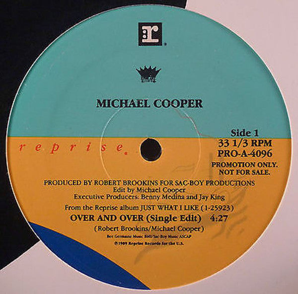 Michael Cooper : Over And Over (12", Promo)