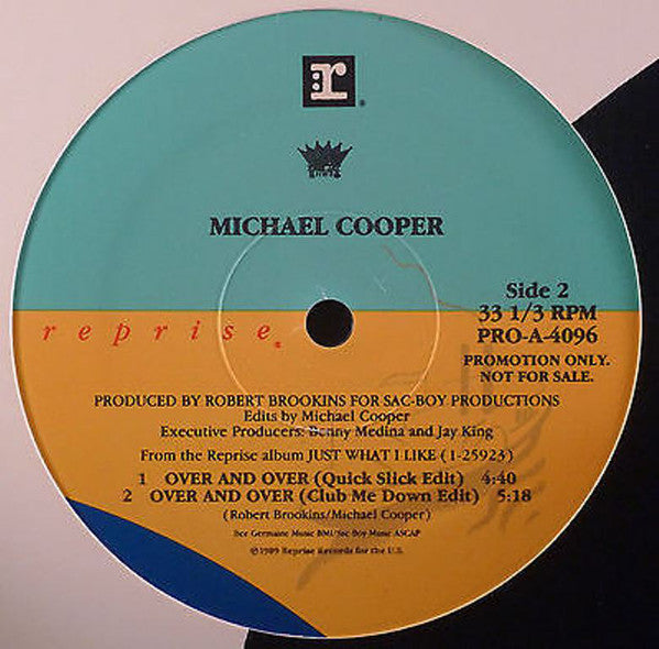 Michael Cooper : Over And Over (12", Promo)