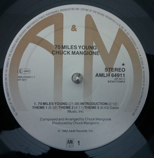 Chuck Mangione : 70 Miles Young (LP, Album)