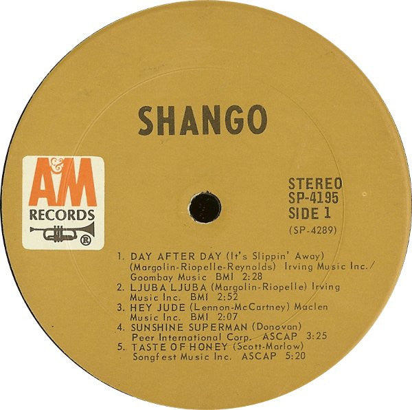Shango (3) : Shango (LP, Album)