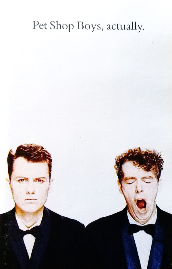 Pet Shop Boys : Actually (Cass, Album)