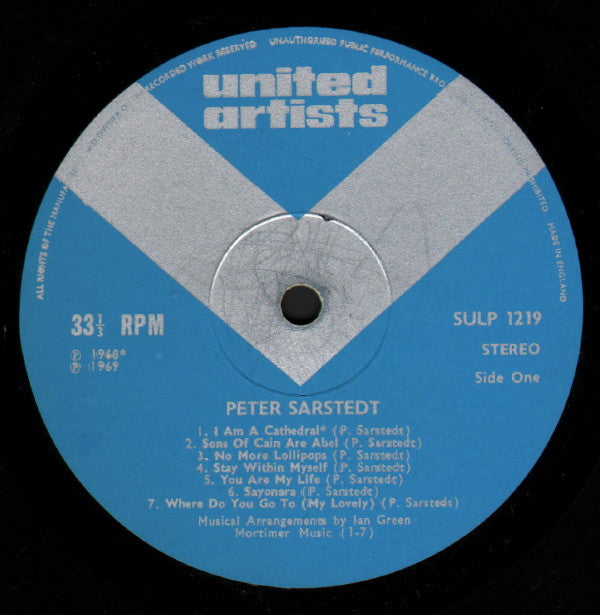 Peter Sarstedt : Peter Sarstedt (LP, Album)