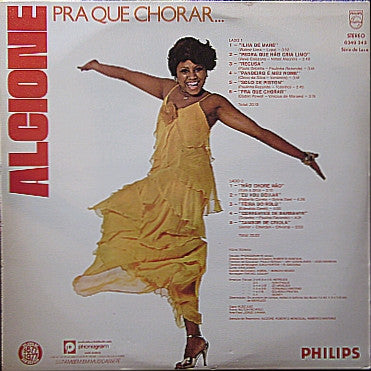 Alcione : Pra Que Chorar (LP, Album)