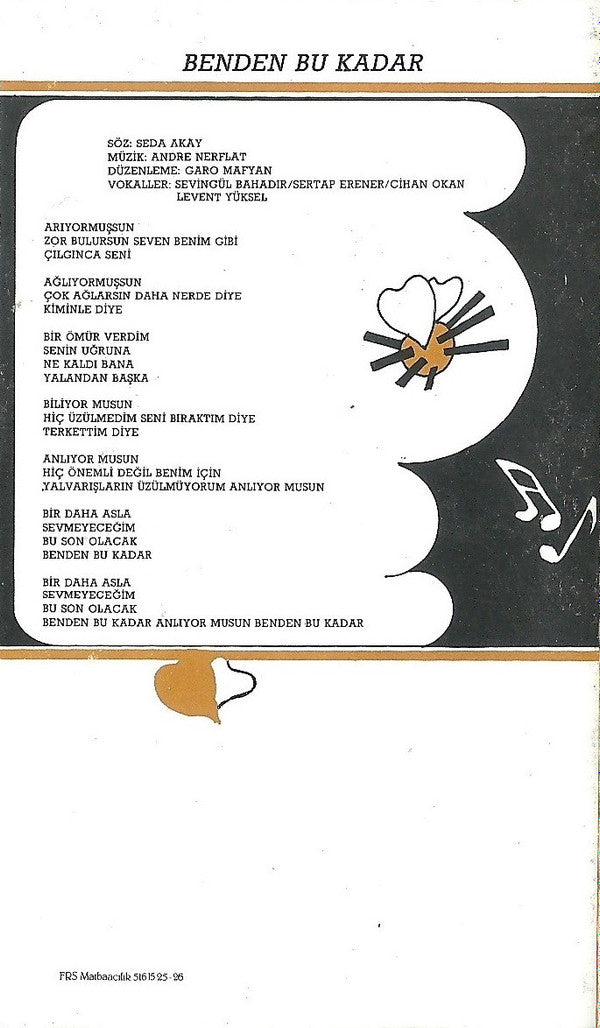 Zerrin Özer : İşte Ben... (Cass, Album)