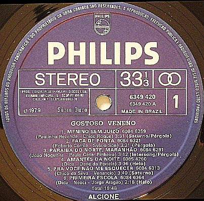 Alcione : Gostoso Veneno (LP, Album)
