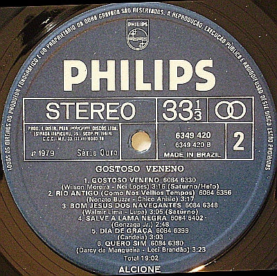 Alcione : Gostoso Veneno (LP, Album)