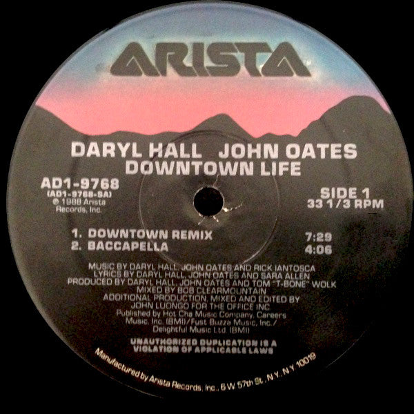 Daryl Hall & John Oates : Downtown Life (12")