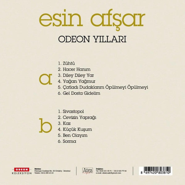 Esin Afşar : Odeon Yılları (LP, Comp, RE)