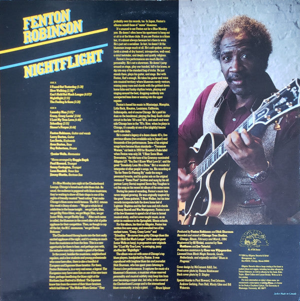 Fenton Robinson : Nightflight (LP, Album)