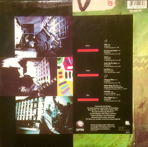 Pat Metheny w/ Dave Holland & Roy Haynes : Question And Answer (LP, Album)