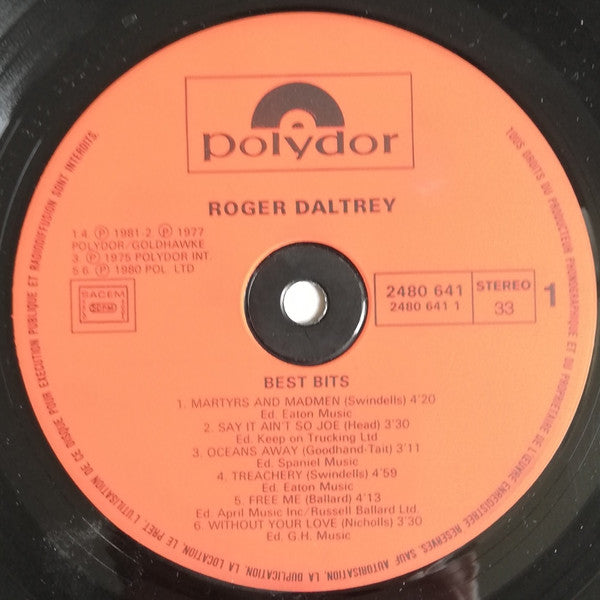 Roger Daltrey : Best Bits (LP, Comp)