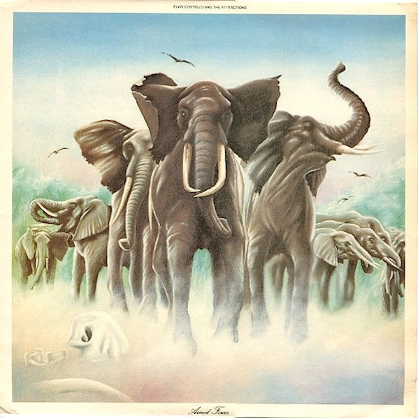 Elvis Costello And The Attractions* - Armed Forces (LP, Album, Fol + 7", EP)