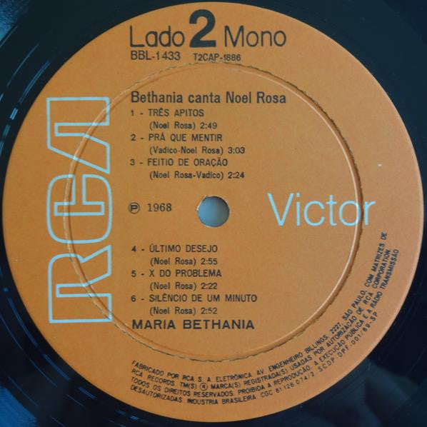 Caetano Veloso, Maria Bethânia, Gilberto Gil : Velloso - Bethania - Gil (LP, Comp, Mono)