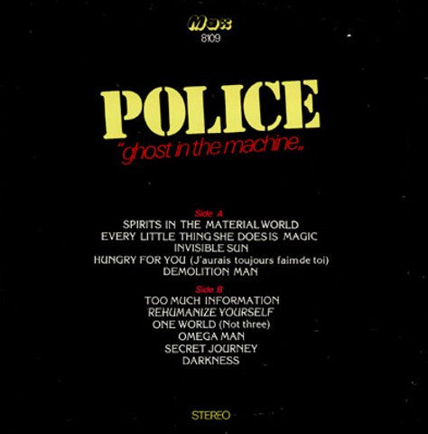 The Police : Ghost In The Machine (LP, Album)