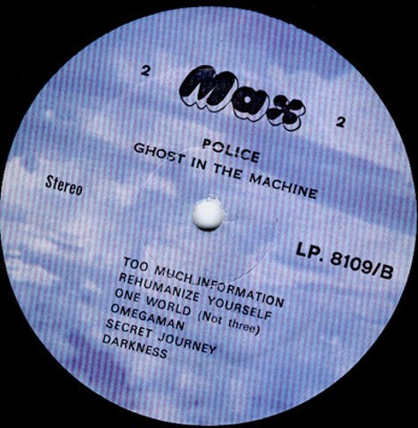 The Police : Ghost In The Machine (LP, Album)