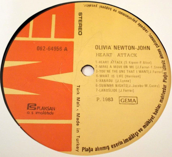 Olivia Newton-John : Heart Attack (LP, Comp)