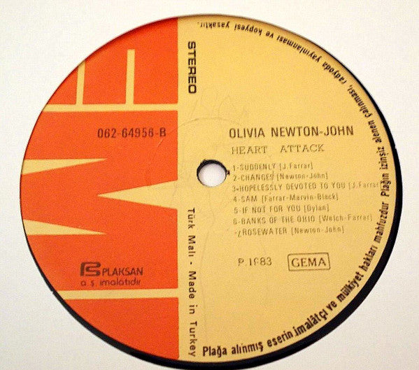 Olivia Newton-John : Heart Attack (LP, Comp)