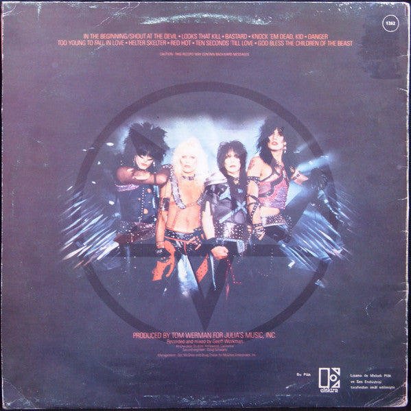 Mötley Crüe : Shout At The Devil (LP, Album)
