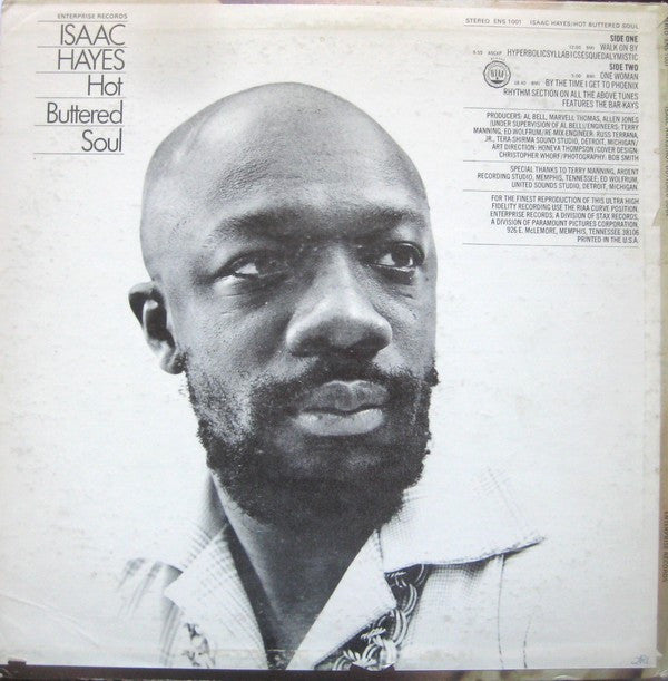Isaac Hayes : Hot Buttered Soul (LP, Album, Pit)