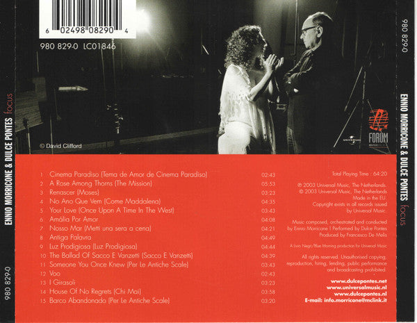 Ennio Morricone & Dulce Pontes : Focus (CD, Album)