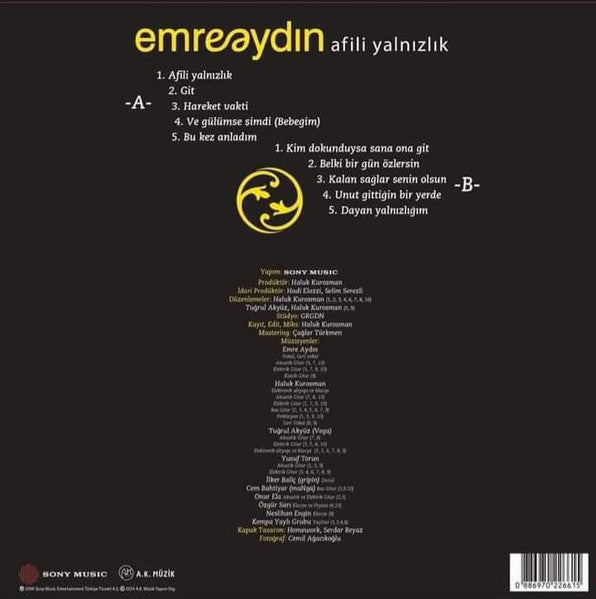 Emre Aydın : Afili Yalnızlık (LP, Album, RP)