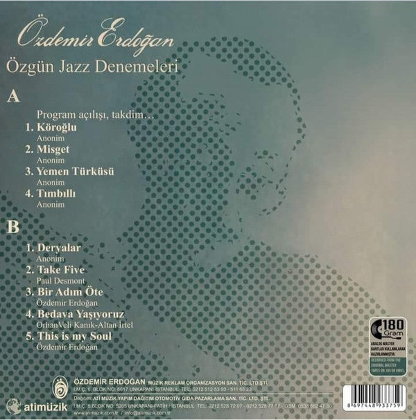 Özdemir Erdoğan : Özgün Jazz Denemeleri (The Color Of My Country In Jazz) (LP, Album, RE, RP)