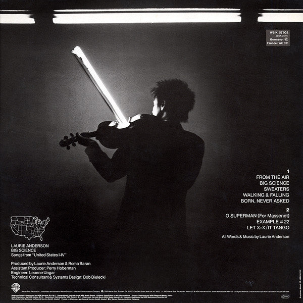 Laurie Anderson : Big Science (LP, Album)