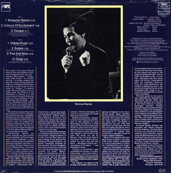 Rimona Francis : Rimona Francis (LP, RE, 180)