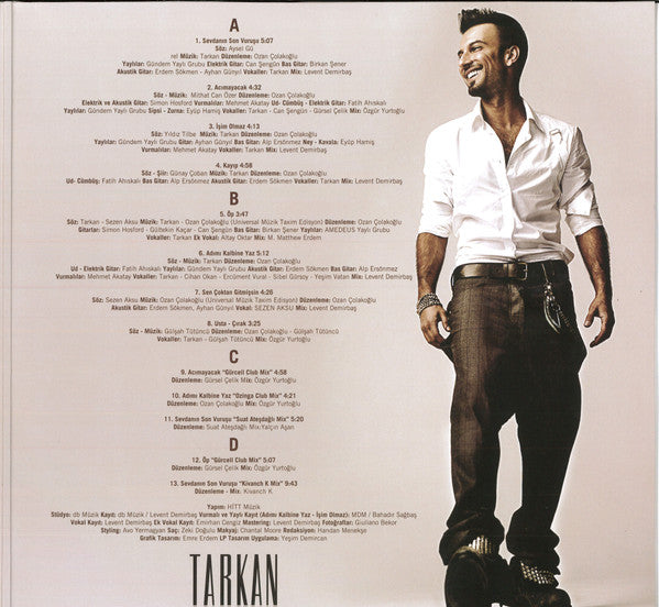Tarkan : Adımı Kalbine Yaz (2xLP, Album, RE)