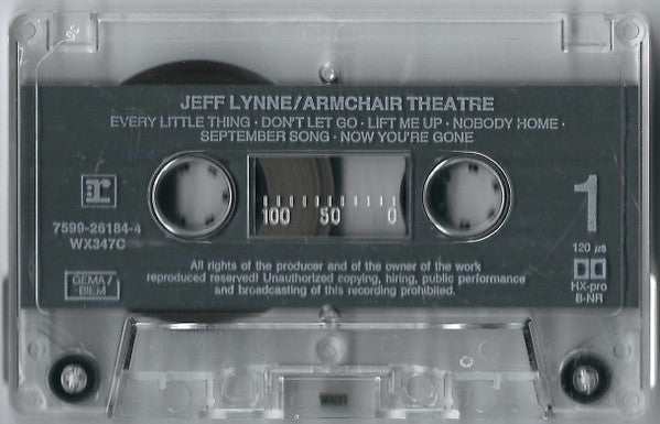 Jeff Lynne : Armchair Theatre (Cass, Album)