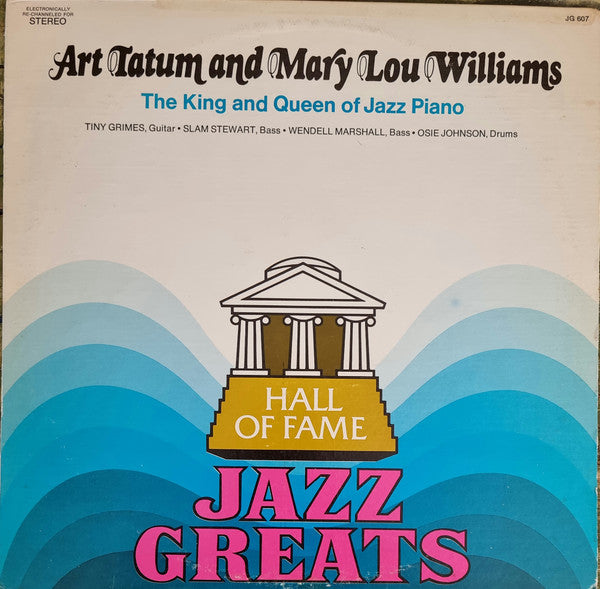 Art Tatum And Mary Lou Williams : The King And Queen Of Jazz Piano (LP, Mono)