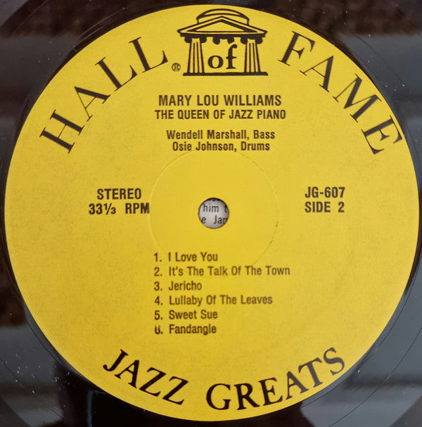 Art Tatum And Mary Lou Williams : The King And Queen Of Jazz Piano (LP, Mono)