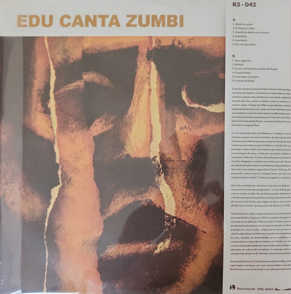 Edu Lobo : Edu Canta Zumbi (LP, Album, RE, Gat)