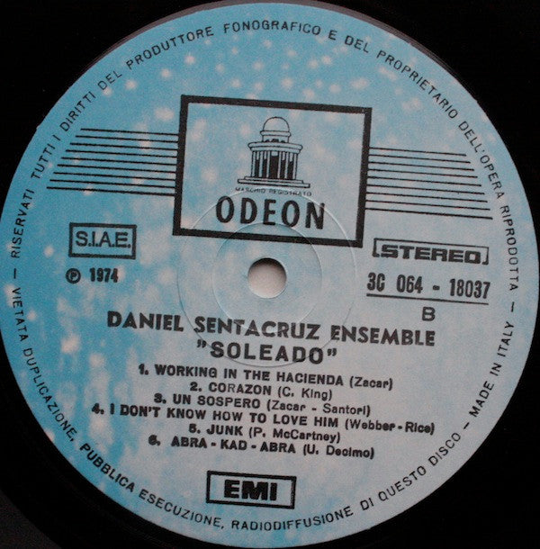 Daniel Sentacruz Ensemble : Soleado (LP, Album)