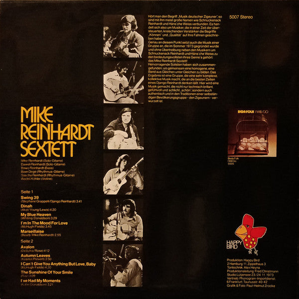 Mike Reinhardt Sextett : Mike Reinhardt Sextett (LP, Album)