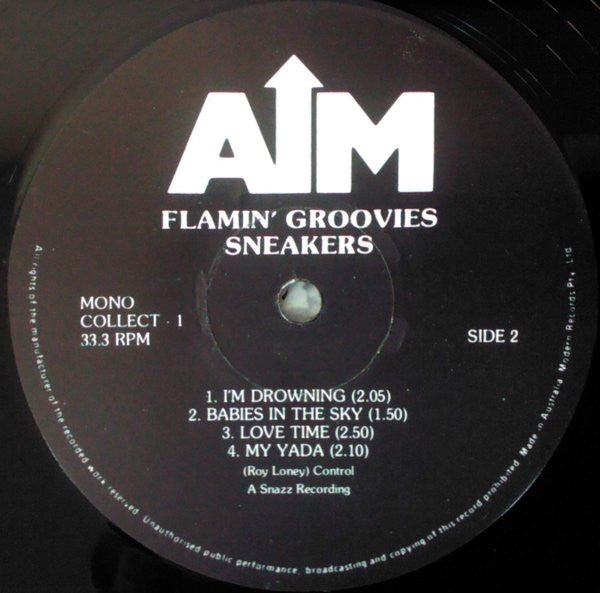 The Flamin Groovies* : Sneakers (LP, MiniAlbum, Mono, RE, RM)
