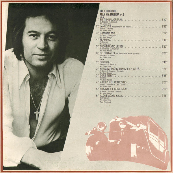 Fred Bongusto : Alla Mia Maniera N°2 (LP, Album, Gat)