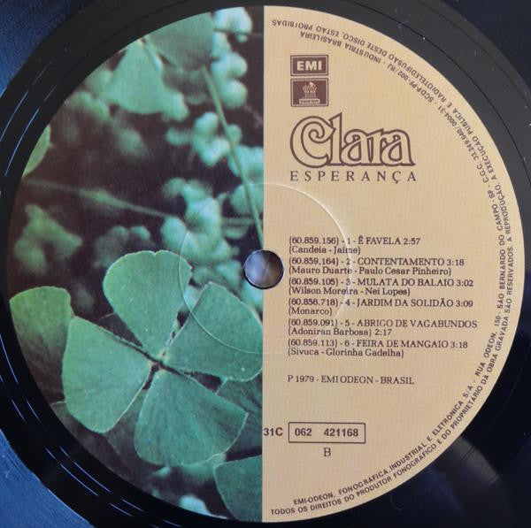 Clara* : Esperança (LP, Album)