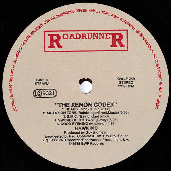 Hawkwind : The Xenon Codex (LP, Album)