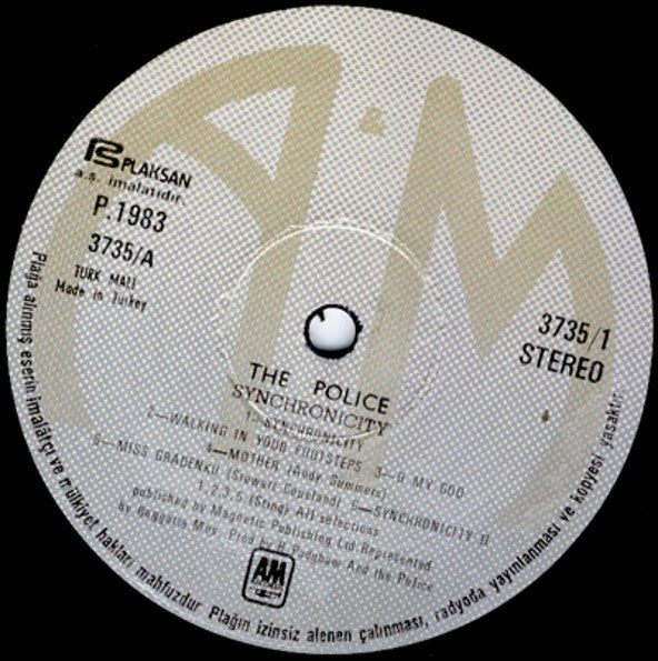 The Police : Synchronicity (LP, Album)
