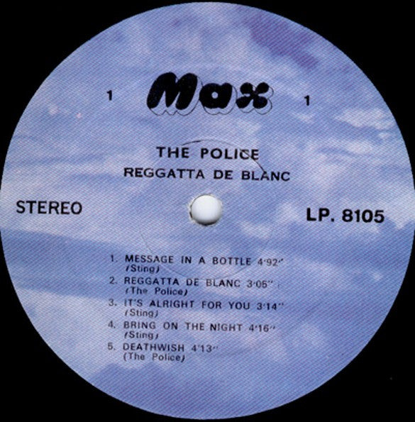 The Police : Reggatta De Blanc (LP, Album)