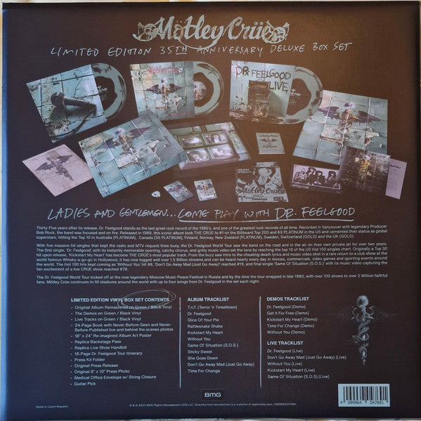 Mötley Crüe : Dr. Feelgood (Box, Dlx, Ltd + LP, Album, RE, RM, Gre + 12", EP, )