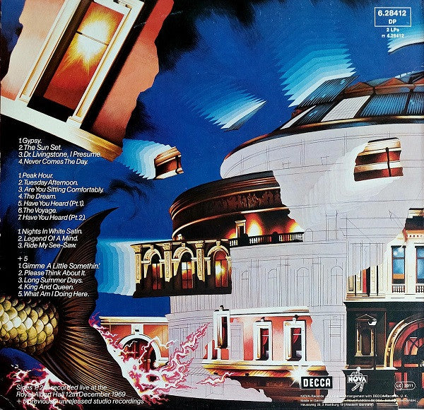 The Moody Blues : Caught Live +5 (2xLP, Album, Gat)