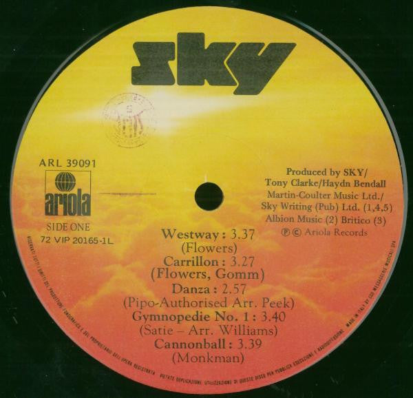 Sky (4) : Sky (LP, Album)