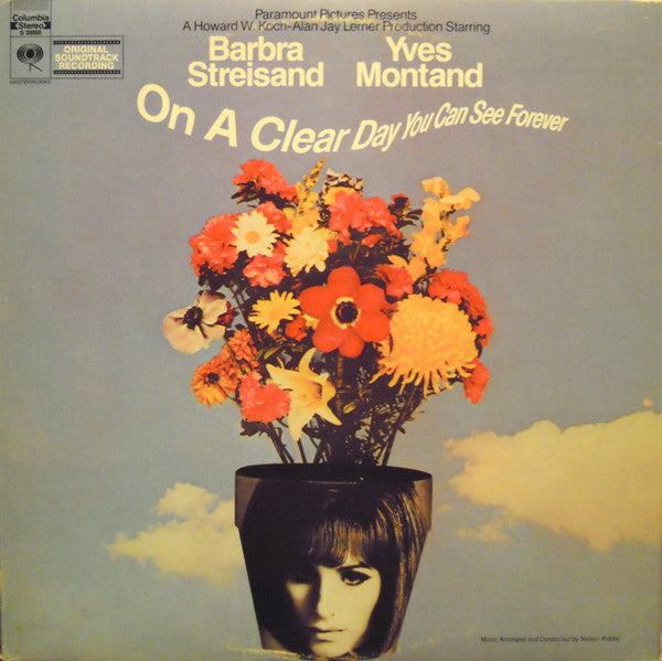 Barbra Streisand, Yves Montand : On A Clear Day You Can See Forever (LP, Album, Pit)