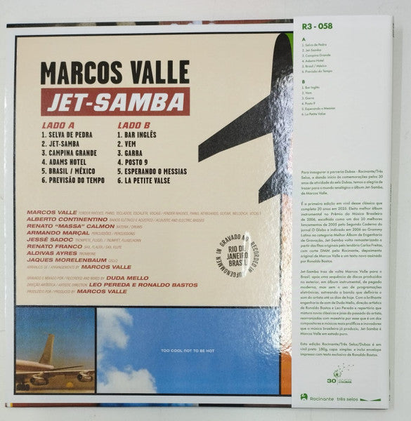 Marcos Valle : Jet-Samba (LP, Album, Ltd, RE, RM)